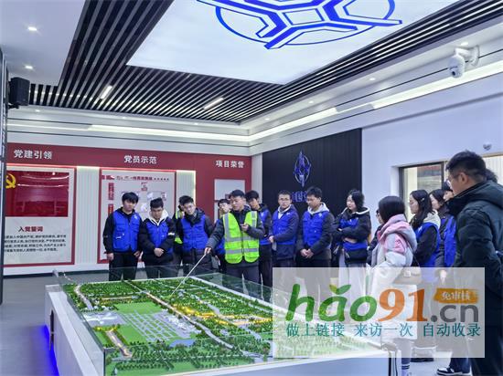 长沙理工大学观摩团到中交二航局临空片区智慧梁场交流学习