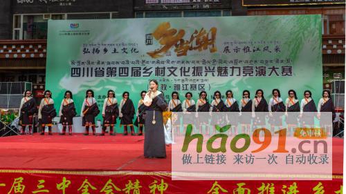 线下竞演绽乡村风采四川省第四届乡村文化振兴魅力竞演大赛雅江赛区开赛