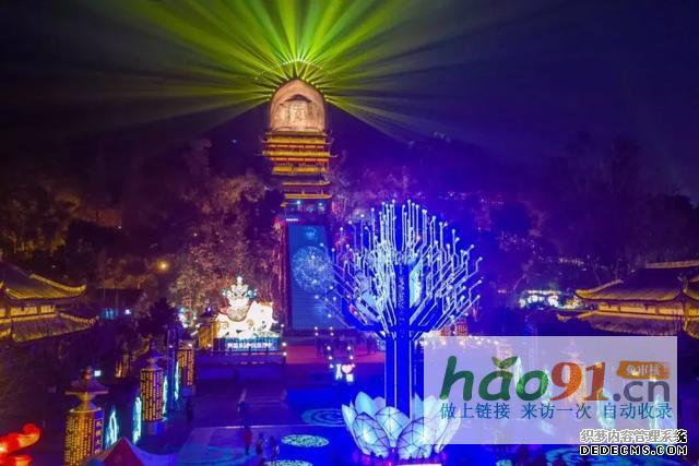 直击全球首场佛文化主题4D光影秀千年前白雀禅寺复活惊艳网友