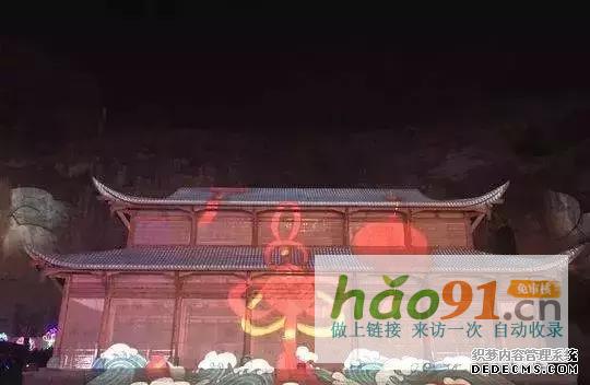 直击首场佛文化主题4D光影秀千年前白雀禅寺复活惊艳网友